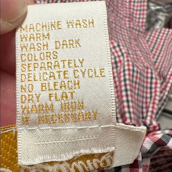 Rosalina Collections Red and blue smocked crab embroidered bishop dress size 3T - Picture 12 of 13